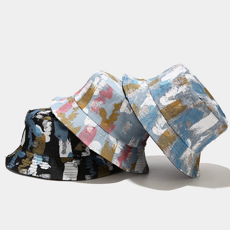 Graffiti Bucket Hat Fishing Outdoor Hip Hop Cap